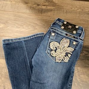 Miss Me girls jeans. Size 8